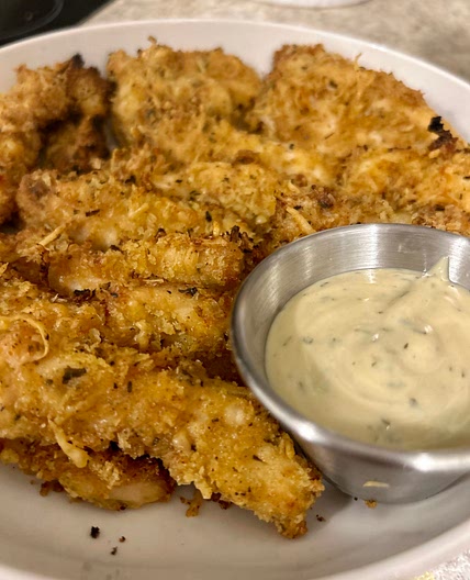 Garlic Parmesan chicken tenders 