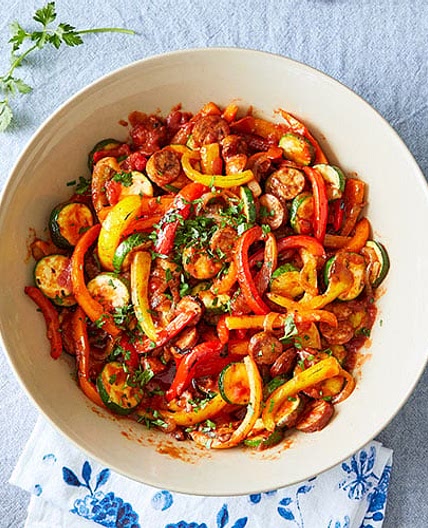 Chicken Sausage With Peppers