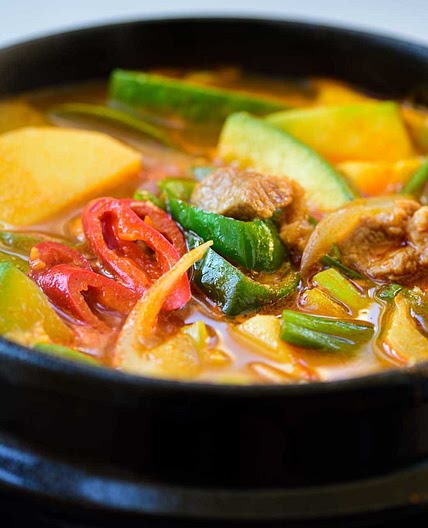 Vegan Gochujang Jjigae (Korean Spicy Stew)