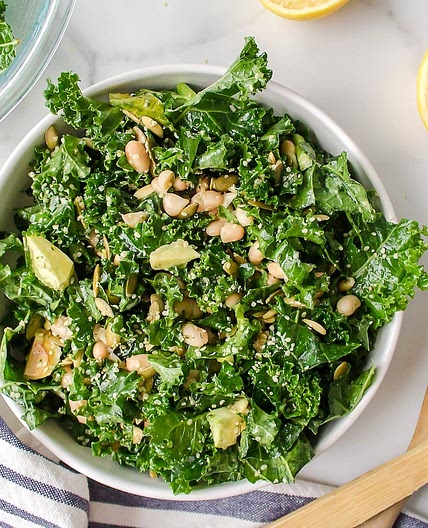 Erewhon Kale Salad with White Beans (Copycat Recipe)