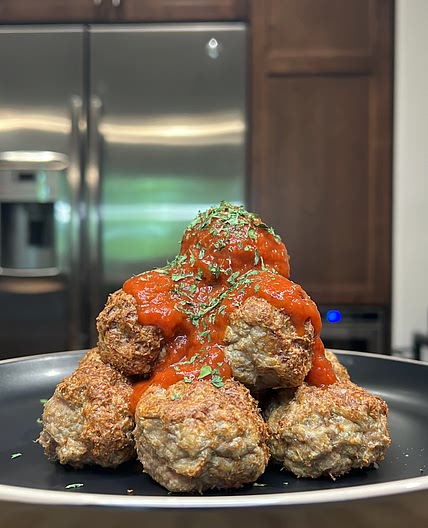 Air Fryer Turkey Meatballs