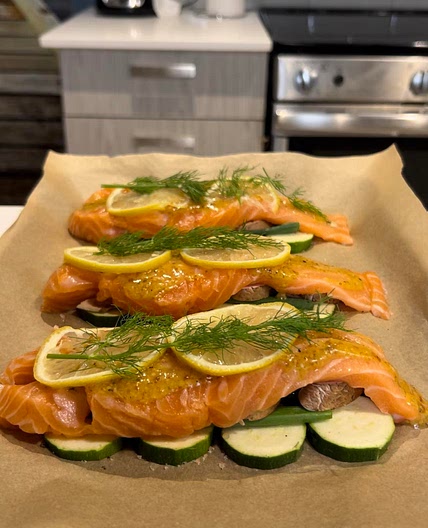 All-In-One Pan Salmon Dinner
