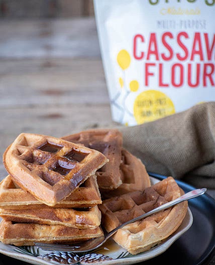Easy Cassava Flour Blender Waffles