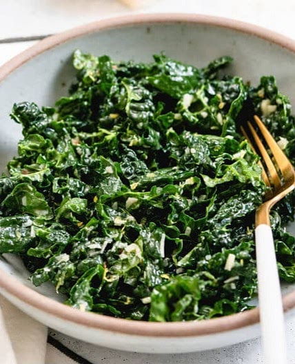 Lemon Garlic Kale Salad