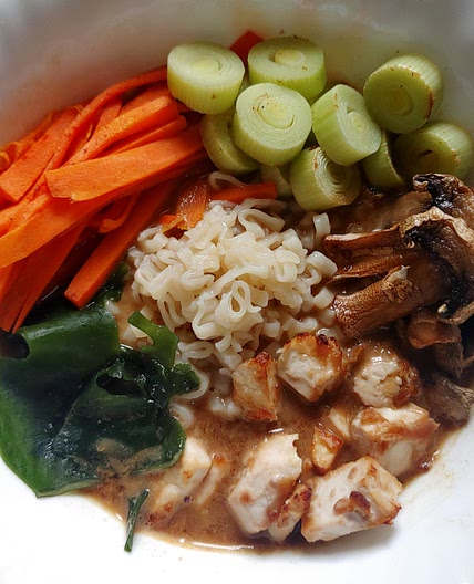 Vegan Miso Ramen with Crispy Tofu