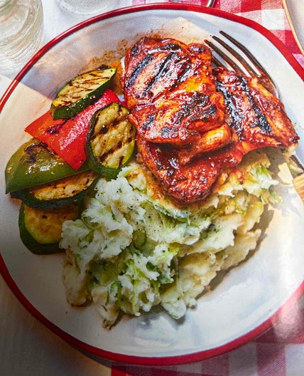 Dr Pepper Chicken with mash 464cals