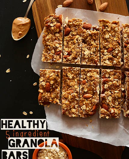 Healthy 5-Ingredient Granola Bars