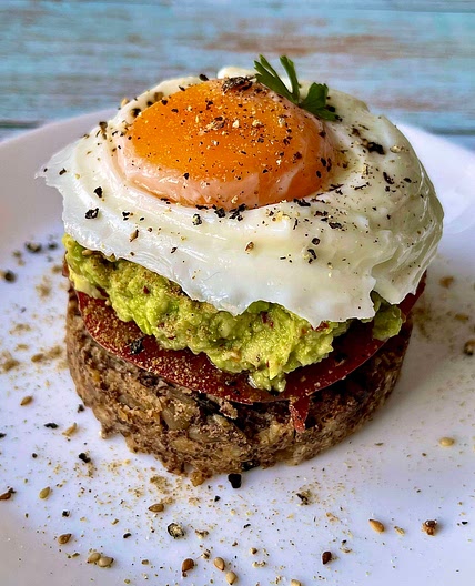Egg Tomato Avocado Sandwich 