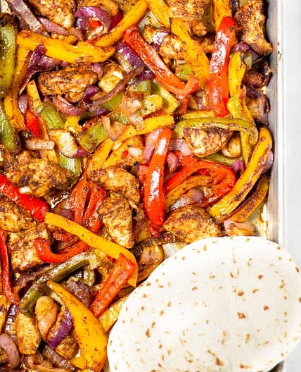 Chicken Fajitas (Sheet Pan)
