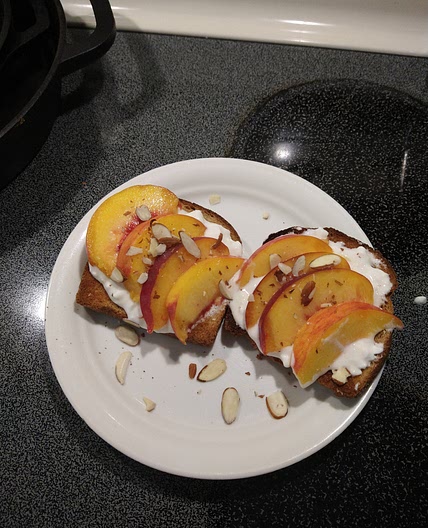 Sweet, high protein, toast topping recipe