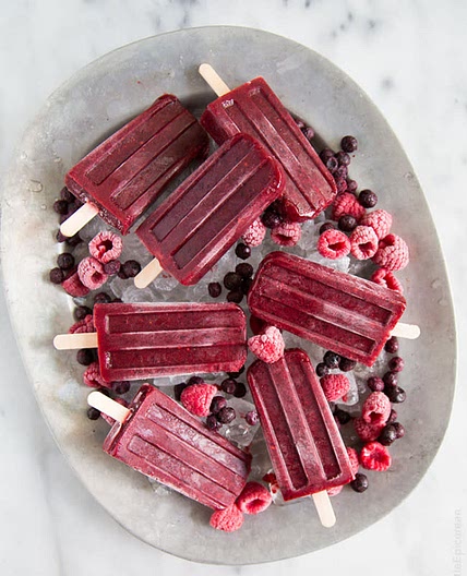Berry Cabernet Popsicles