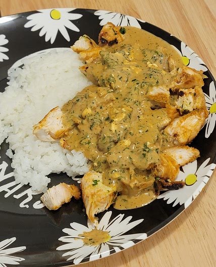 Creamy Garlic Chicken and Rice