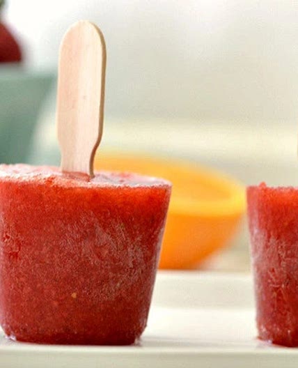 Strawberry orange PAMA pops