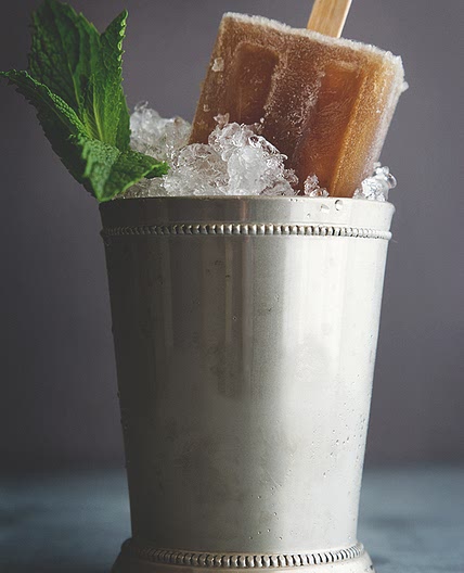 Mint Julep Popsicles