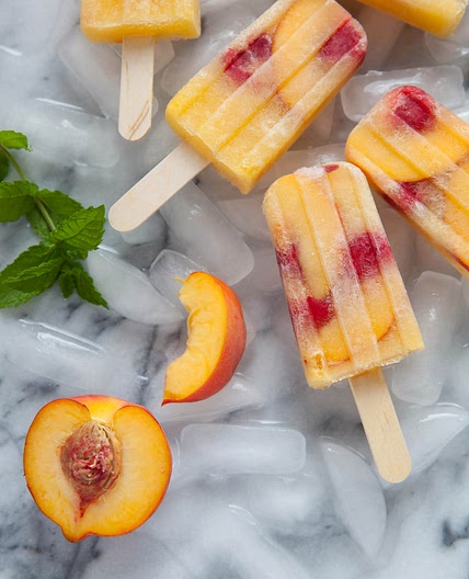 Peach Sangria Popsicles - Everyday Annie