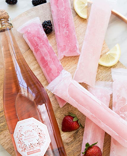 Rosé Popsicles