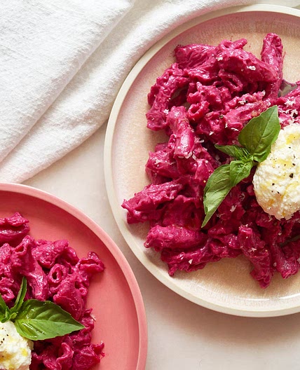 Barbie-Inspired Bright Pink Beet Pasta