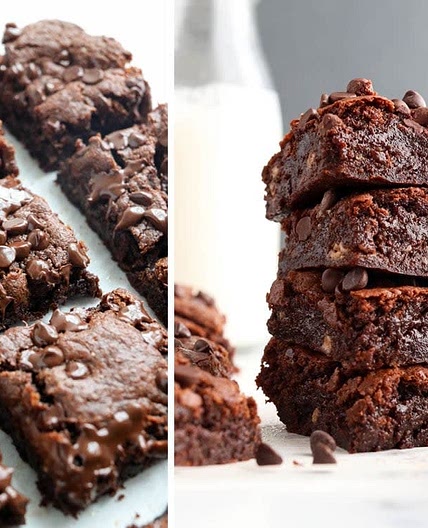 Healthy almond butter brownies 