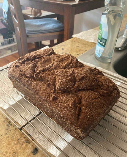 Pumpkin molasses bread