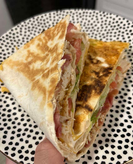 Chicken bacon ranch wrap 