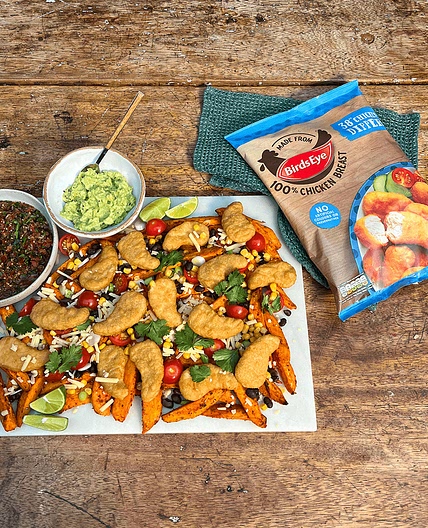 Ciara’s Loaded Chicken Dippers & Sweet Potato Wedges