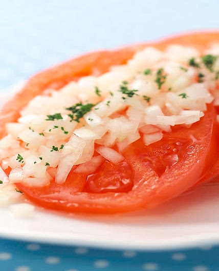 Simple Salad with Ruby-Red Tomatoes｜Otafuku Sauce Co., Ltd