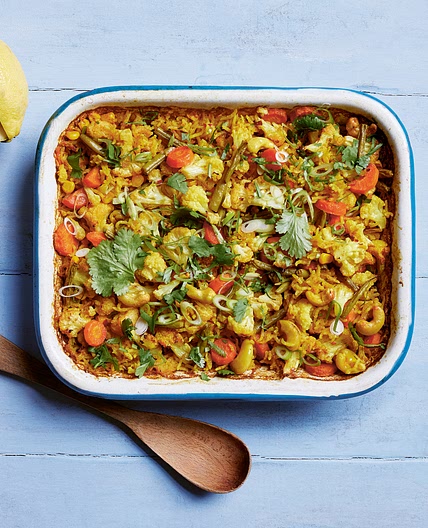 All-in-one vegan biryani recipe