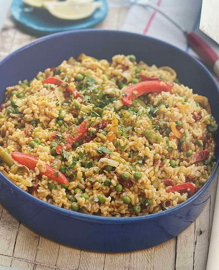 Chipotle sunshine paella