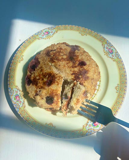 3 Ingredient Blueberry Pancakes