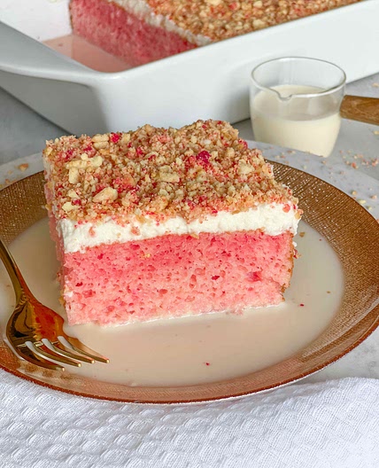 Strawberry Tres Leches cake 
