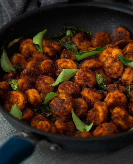 Prawns Fry (Indian Shrimp Fry)