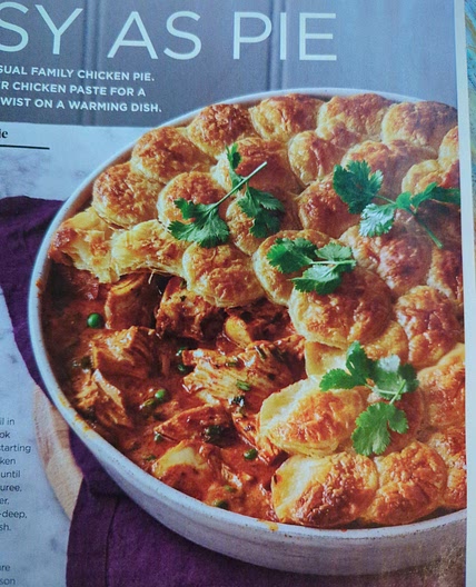 Butter chicken pot pie