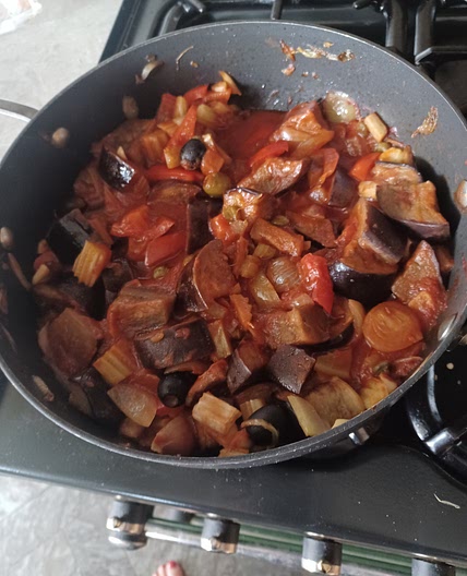 Aubergine caponata