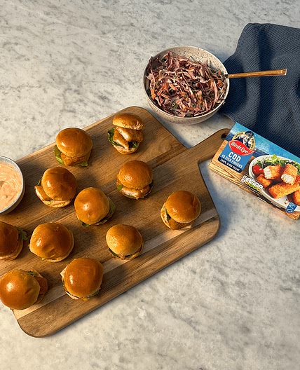 Ciara’s Thousand Island Fish Finger Sliders