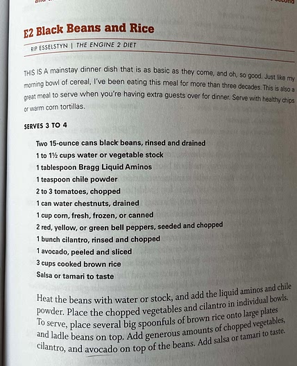 E2 Black Beans and Rice