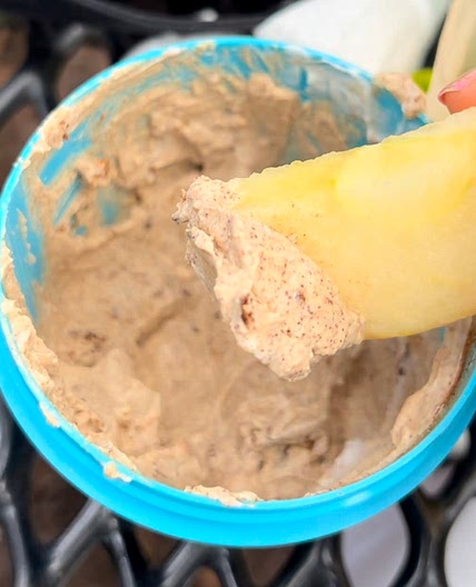 High Protein PB Yogurt Fruit Dip