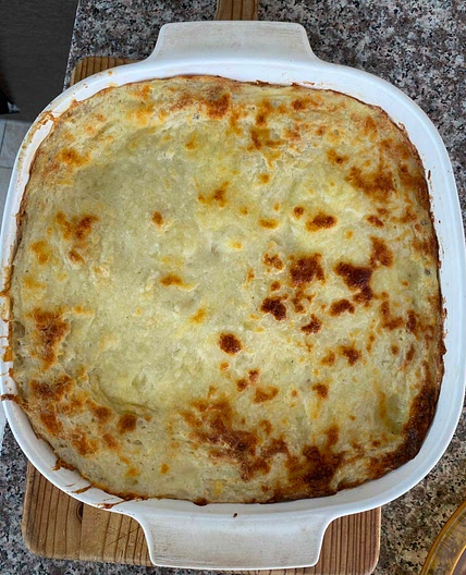 Souffle de pescado