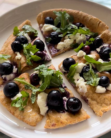 Blueberry Goat Cheese Faltbread