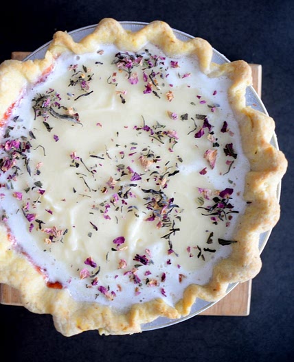 Strawberry Rose Saffron Pie | Recipe | Craving4More