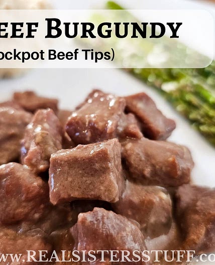 Beef Burgundy (Crockpot Beef Tips)