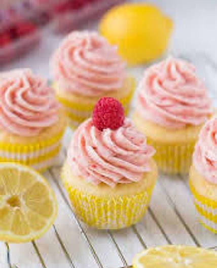 Lemon Raspberry Cheesecake Cupcakes