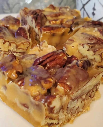 Caramel Pecan Dream Bars