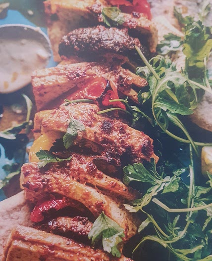 Tofu shish kebabs