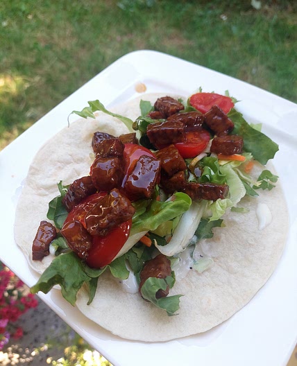 Korean Tempeh Tacos