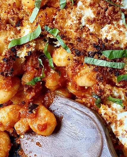 One-Pan Eggplant Parm Gnocchi
