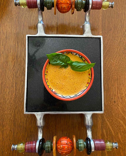 Garden Fresh Tomato Basil Soup/Pressure Cooker