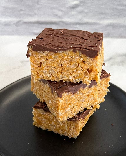 Peanut Butter Rice Krispie Bars -