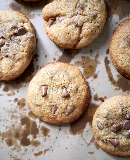 Sourdough chocolate chip cookies