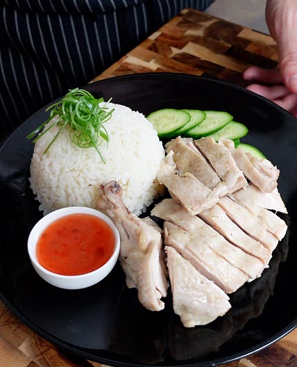 Rice Cooker Hainanese Chicken
