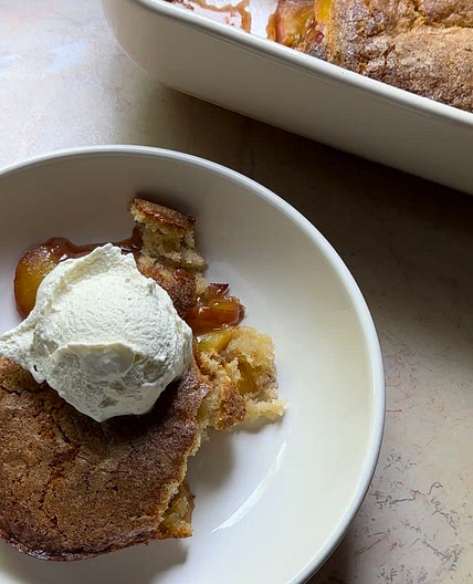 Nectarines cobbler 🧡